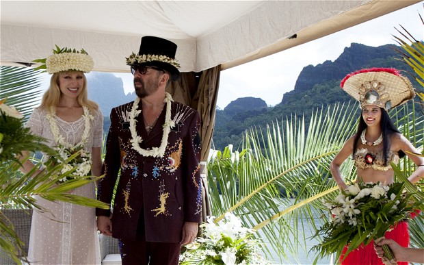 Dave Stewart surprises his wife trip to the South Pacific to renew vows