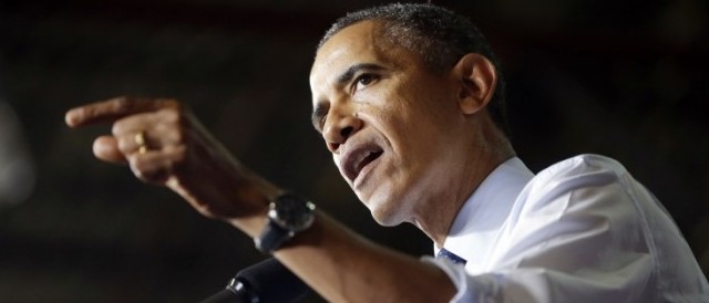 Obama shifts into rhetorical overdrive at Ford factory