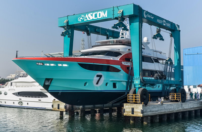 Gulf Craft launches new superyacht