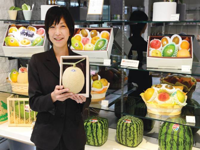 Japan's luxury fruit masters grow money on trees