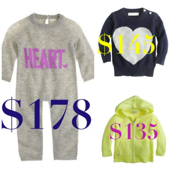 J.Crew introduces $178 cashmere sleepers for babies