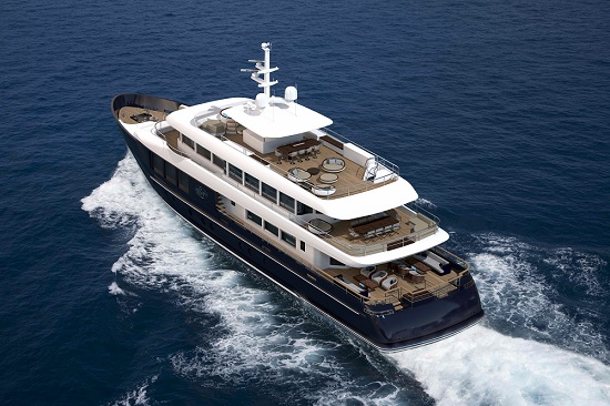 Filante 42 superyacht to be built at ISA Yachts