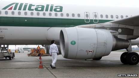 Alitalia supplier warns over fuel supply