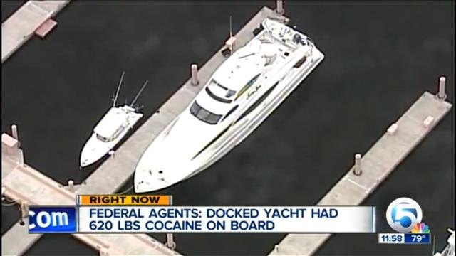 280 bricks of cocaine found on yacht docked at West Palm Beach