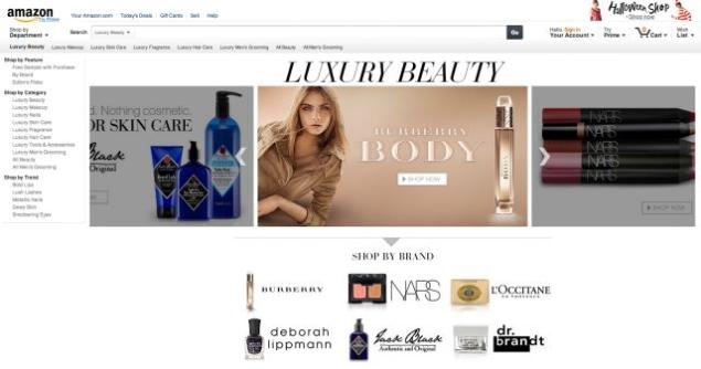 Amazon.com Launches a Luxury Beauty Category