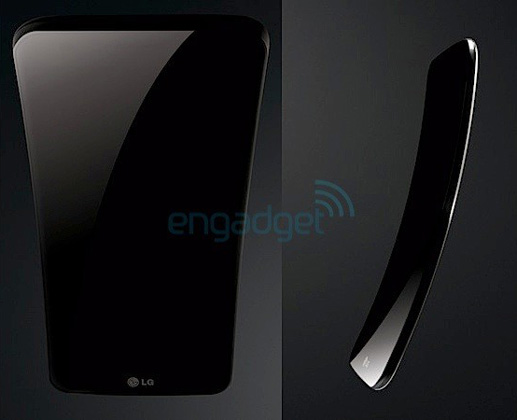 G Flex: LG's curved display phone leaked in images