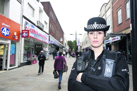 Police in pre-Christmas town centre crackdown