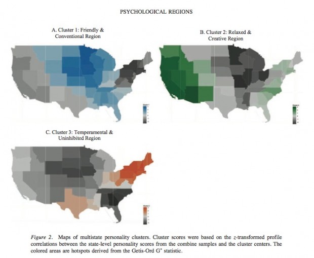 Map Groups U.S. Regions Into Just Three Personality Types — Do You Agree …