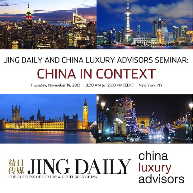 Jing Daily And China Luxury Advisors Seminar: China In Context