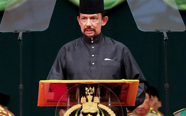 Brunei to enforce Sharia law including stoning, flogging….