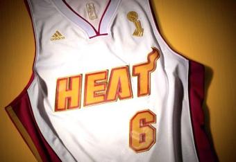 Miami Heat to Wear Special Gold Jerseys, 'Ring Collection' Warmups for Opener