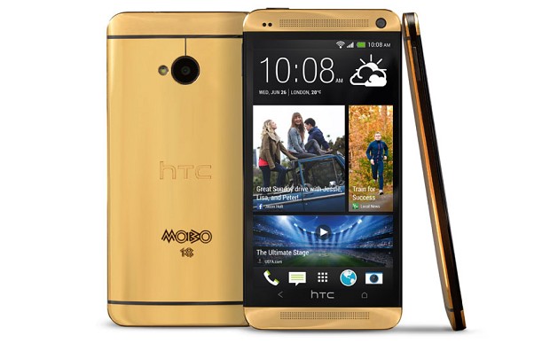 HTC to offer five genuine gold One smartphones for Â£2750 apiece