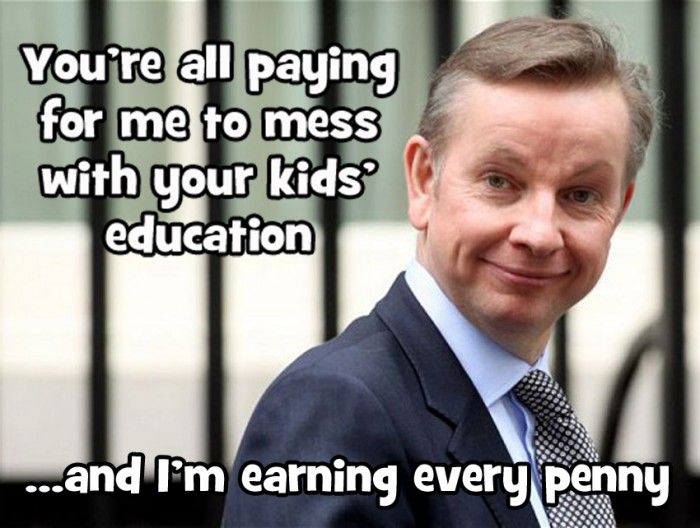 Michael Gove says our kids are thick and fat – they only have themselves to blame!