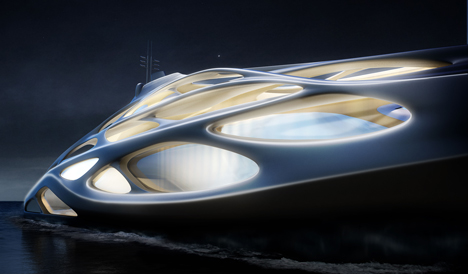 Superyachts by Zaha Hadid