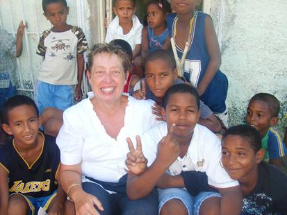An angel makes 'faces shine with happiness' in Dominican Republic