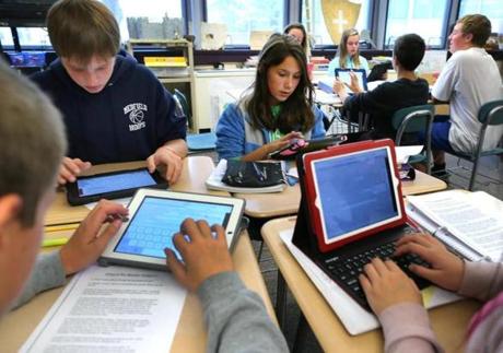 High-tech gear in schools offers lesson in economics