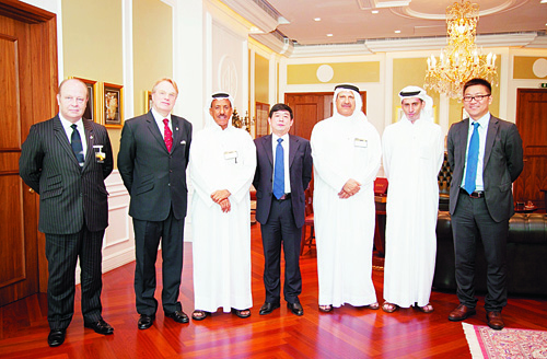 Al Habtoor Chairman meets Chery VP Group visits Dubai International Motor Show