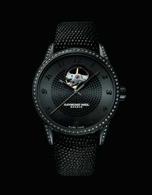 Watches and Jewels. The freelancer Lady Urban Black. Luxury and glamour!