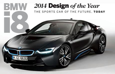BMW i8 Wins Automobile Magazine's “2014 Design of the Year” Award