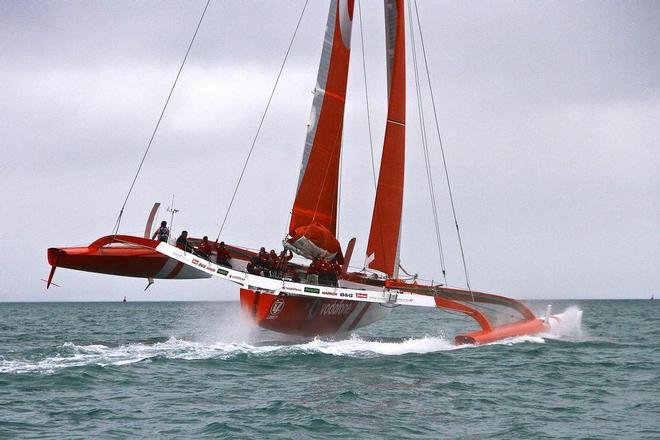 White Island Race: TeamVodafoneSailing finishes a long way ahead