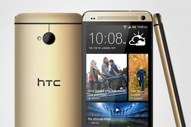 HTC joins the gold rush, launches golden-hued HTC One