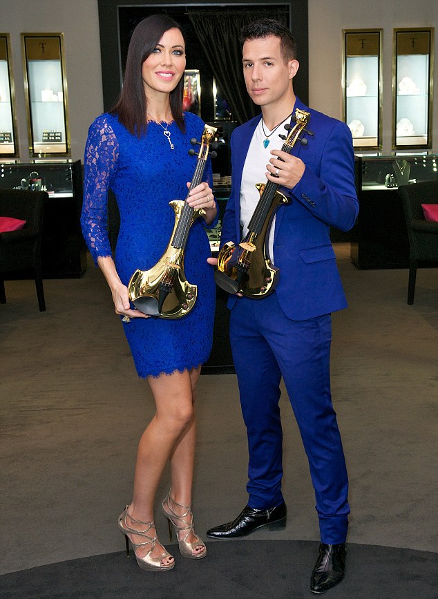 Electric violin band FUSE debut $2m dollar designer gold violins