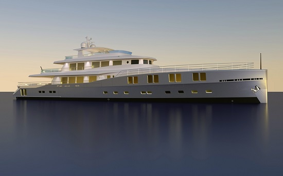 Barracuda's new 50 metre superyacht