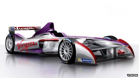 Virgin enters Formula E electric car racing series