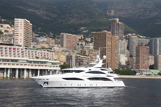 The 46.05 metre superyacht Illusion I in Monaco