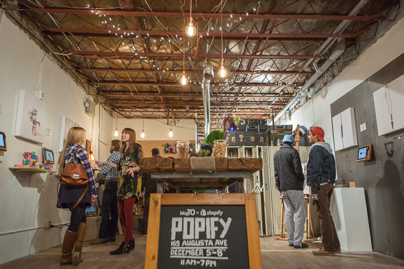 Inside the Popify pop-up shop