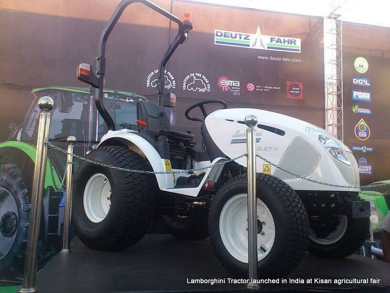 Lamborghini Tractor India launch at Kisan agriculture fair