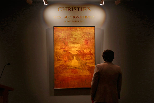 Vasudeo Gaitonde's work fetches record-breaking Rs 20.5 crore at Christie's …