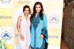 Raveena, Smita at 2Divine launch