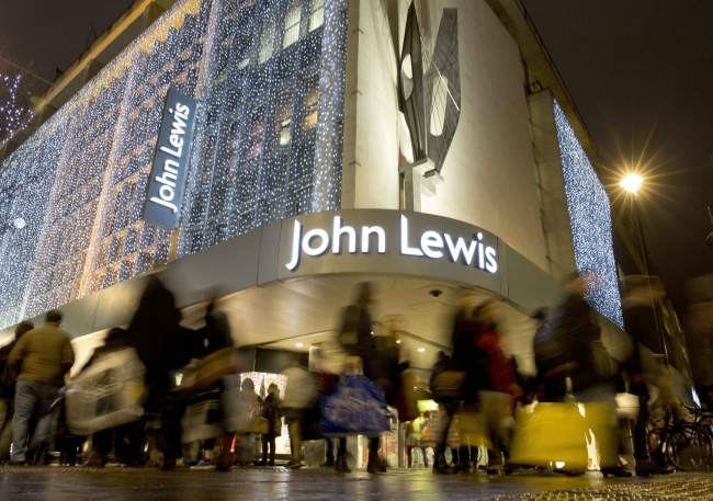 UK's John Lewis enjoys record Christmas sale