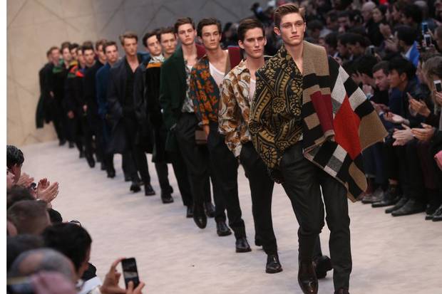 Burberry catalogue inspired by the capital showcased at London Collections: Men