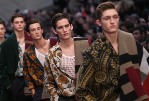 Burberry channels arty dandy at menswear show