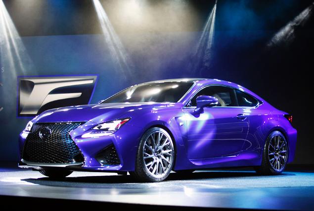 Toyota's Lexus brand shows off '15 RC F performance coupe