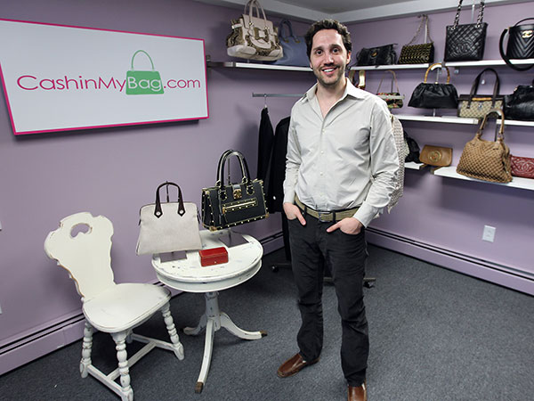 He pays cash up-front for your pre-owned luxury goods