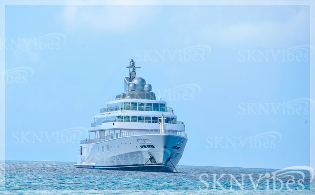 World famous yacht “Rising Sun” docks in Federation's waters