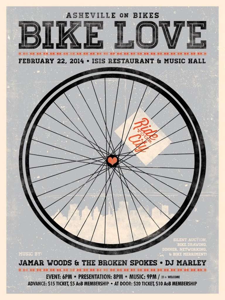 Asheville on Bikes benefit Bike Love tickets on sale now