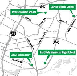 Three Plans for Four Eastside Schools: Four schools, three very different plans