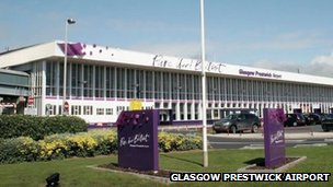 Man jailed after liquid cocaine seized at Prestwick Airport