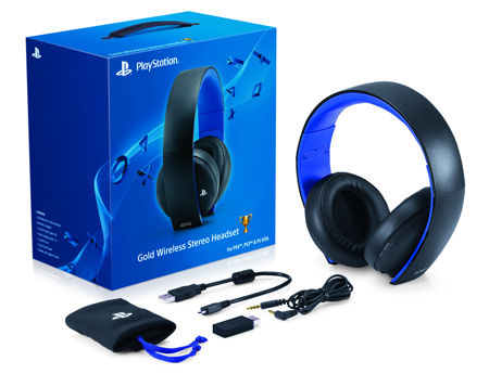 PlayStation Gold Wireless Stereo Headset is now available