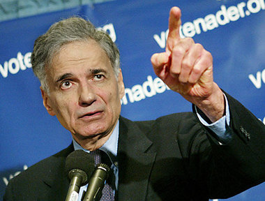 Ralph Nader wants a billionaire to run for president. And he has a list.