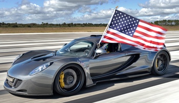 Venom GT sets world's fastest-car record at 435kmph