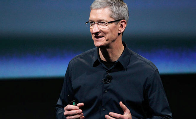 Business update: Apple CEO Tim Cook teases, reassures shareholders