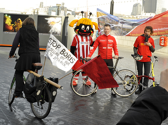 Londoners tell Boris 'Our City is Not for Sale'