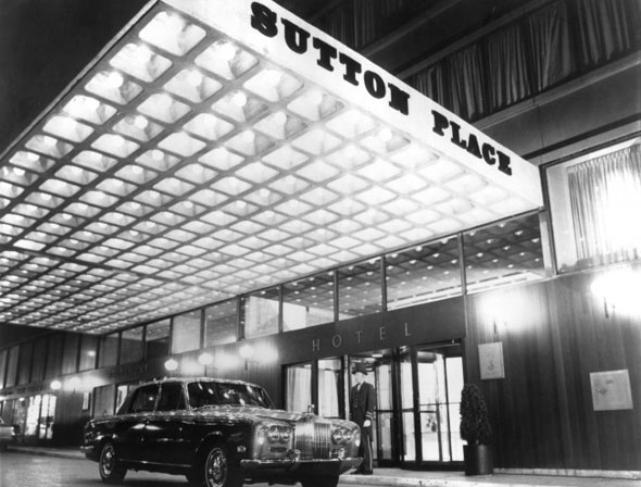 What the Sutton Place Hotel was like on opening day