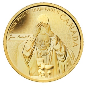 Mint to issue gold, silver coins to honour Pope John Paul II