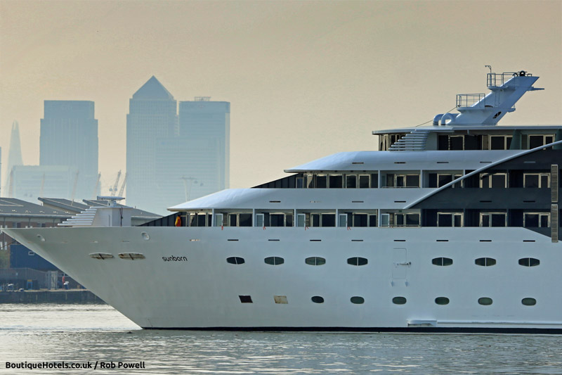 New luxury floating hotel arrives in London